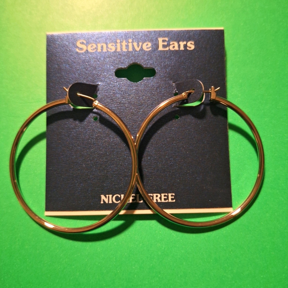 Elegant Hoop Earrings for Sensitive Ears